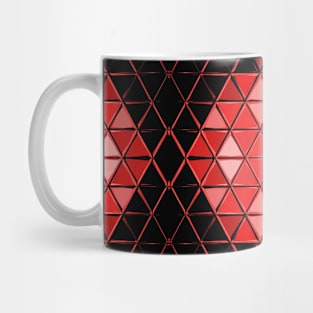 Red Stained Glass Window Ornament Christmas Mug